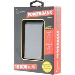 Powerbank аккумулятор Gembird GPB-101 (черный)