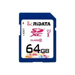 Карты памяти RiDATA SDXC Class 10 UHS-I 64Gb