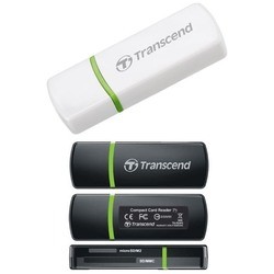 Картридер/USB-хаб Transcend TS-RDP5 (белый)