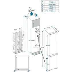 Встраиваемый холодильник Vestfrost IRF 2761 E