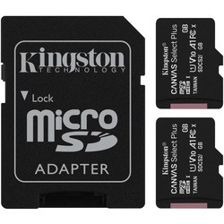 Карта памяти Kingston microSDHC Canvas Select Plus 2 Pack 16Gb
