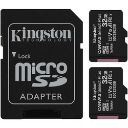Карта памяти Kingston microSDHC Canvas Select Plus 2 Pack 64Gb