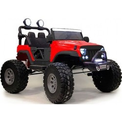Детский электромобиль RiverToys Jeep A004AA-A (красный)