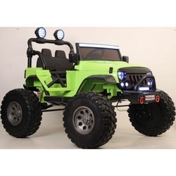 Детский электромобиль RiverToys Jeep A004AA-A (зеленый)