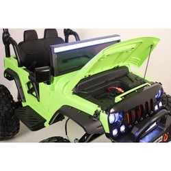 Детский электромобиль RiverToys Jeep A004AA-A (зеленый)