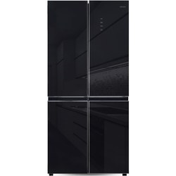 Холодильник Ginzzu NFK-525 Glass (бежевый)