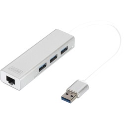 Картридер/USB-хаб Digitus DA-70250-1
