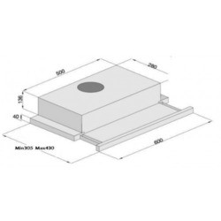 Вытяжка Rodmans Basic HS 6000 WH