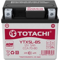 Автоаккумулятор Totachi Moto (YTX5L-BS)