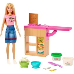 Кукла Barbie Noodle Bar Playset with Blonde Doll GHK43