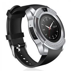 Носимый гаджет UWatch V8 (серебристый)