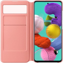 Чехол Samsung S View Wallet Cover for Galaxy A51 (белый)