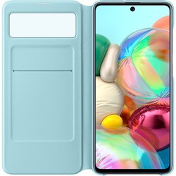 Чехол Samsung S View Wallet Cover for Galaxy A71 (черный)