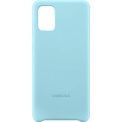 Чехол Samsung S View Wallet Cover for Galaxy A71 (синий)