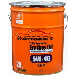 Моторное масло Autobacs Fully Synthetic 5W-40 SN/CF 20L