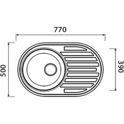 Кухонная мойка Kaiser KSS-7750R