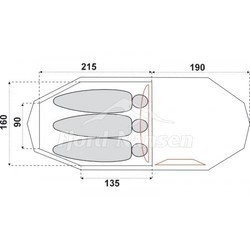 Палатка Fjord Nansen Korsyka III Compact