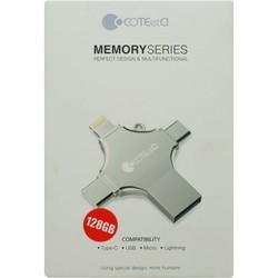 USB Flash (флешка) Coteetci iUSB 4-in-1 32Gb