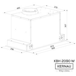 Вытяжка Kernau KBH 2090 W