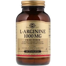 Аминокислоты SOLGAR L-Arginine 1000 mg 90 tab