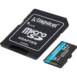 Карта памяти Kingston microSDXC Canvas Go! Plus