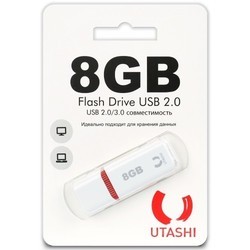 USB Flash (флешка) UTASHI Haya 64Gb (белый)