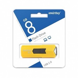 USB Flash (флешка) SmartBuy Stream USB 2.0 16Gb (желтый)