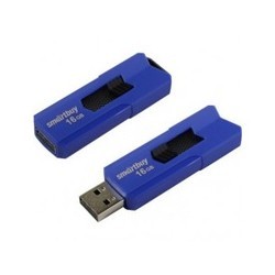 USB Flash (флешка) SmartBuy Stream USB 2.0 16Gb (синий)