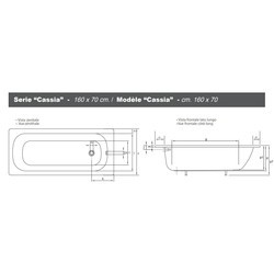 Ванна Smavit Cassia 160x70