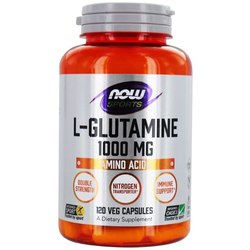Аминокислоты Now L-Glutamine 1000 mg 120 cap