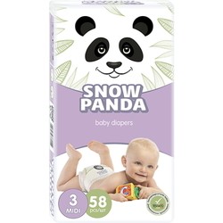 Подгузники Snow Panda Midi 3 / 58 pcs