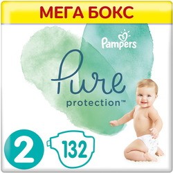 Подгузники Pampers Pure Protection 2 / 132 pcs