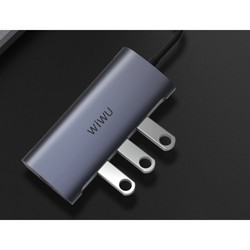 Картридер/USB-хаб WiWU Alpha 831HRT