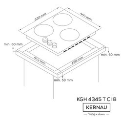 Варочная поверхность Kernau KGH 4345 T CI B