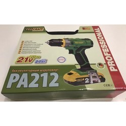 Дрель/шуруповерт Pro-Craft PA212