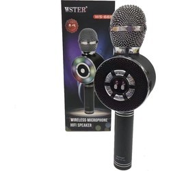 Микрофон WSTER WS-669 (розовый)