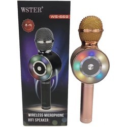 Микрофон WSTER WS-669 (золотистый)