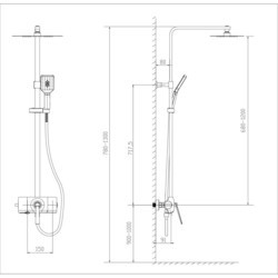 Душевая система Timo Halti SX-4190