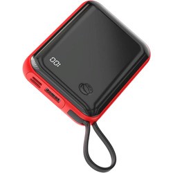 Powerbank аккумулятор BASEUS Mini S Digital Display Lightning Cable 10000 (красный)