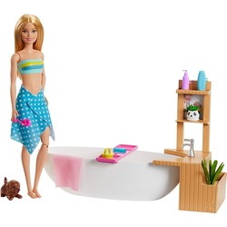 Кукла Barbie Fizzy Bath Doll and Playset GJN32