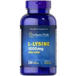 Аминокислоты Puritans Pride L-Lysine 1000 mg