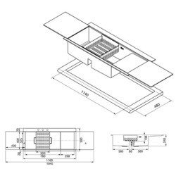 Кухонные мойки Smeg LQVS116D