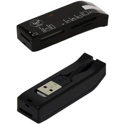Картридер/USB-хаб Konoos UK-18