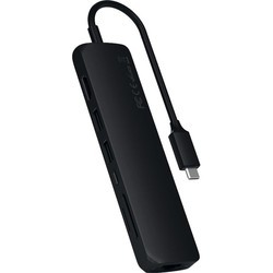 Картридер/USB-хаб Satechi Type-C Slim Multi-Port with Ethernet (черный)