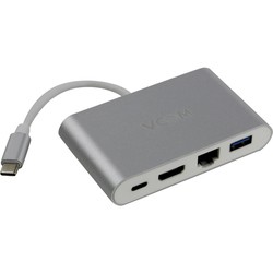 Картридер/USB-хаб VCOM CU455