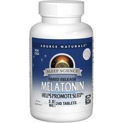 Аминокислоты Source Naturals Sleep Science Melatonin 3 mg