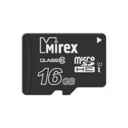 Карта памяти Mirex microSDHC Class 10 UHS-I 16Gb