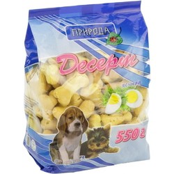 Корм для собак Priroda Dessert Croissants Egg 0.55 kg