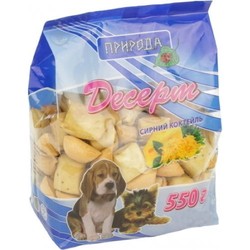 Корм для собак Priroda Dessert Croissants Cheese Cocktail 0.55 kg