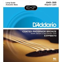 Струны DAddario EXP Coated Phosphor Bronze Bass 45-100